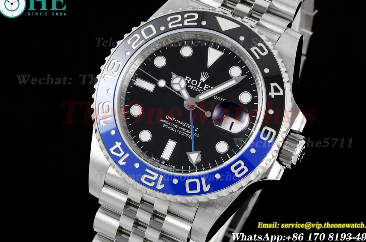 GMT Black 40mm DD3285 126710 SS II Super Jub Clean Batgirl Clone SS 0429